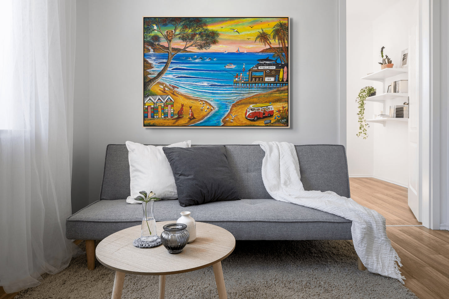 Bush & Beach (Chris Stirk Art)