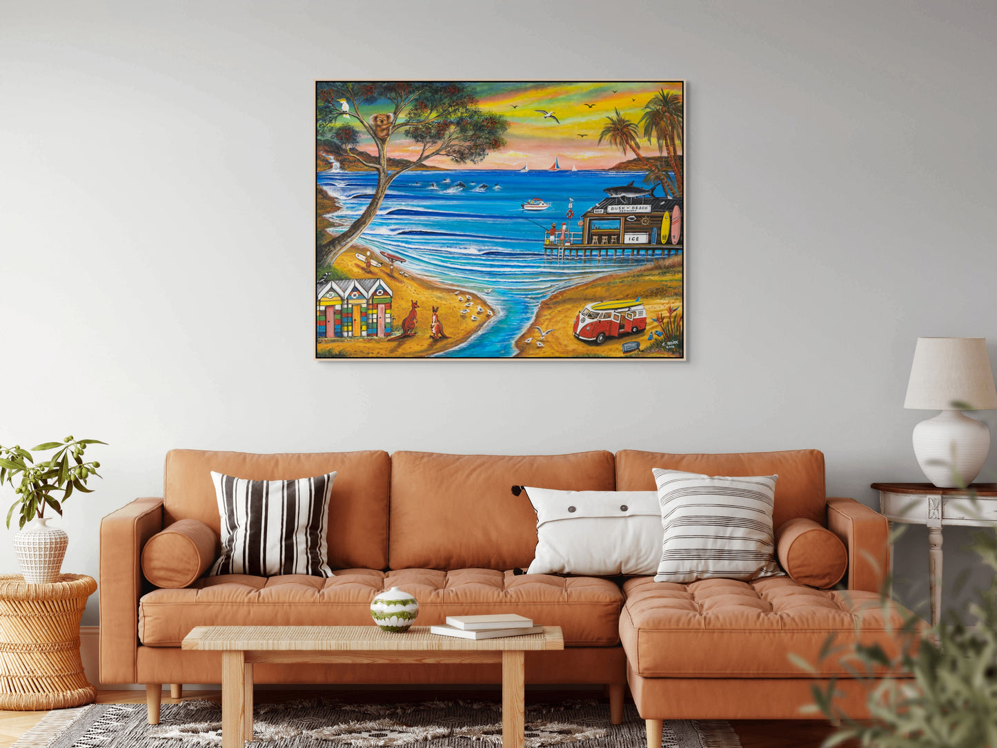 Bush & Beach (Chris Stirk Art)