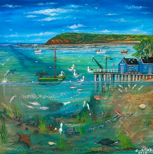 Below the Barwon   (Chris Stirk Art)
